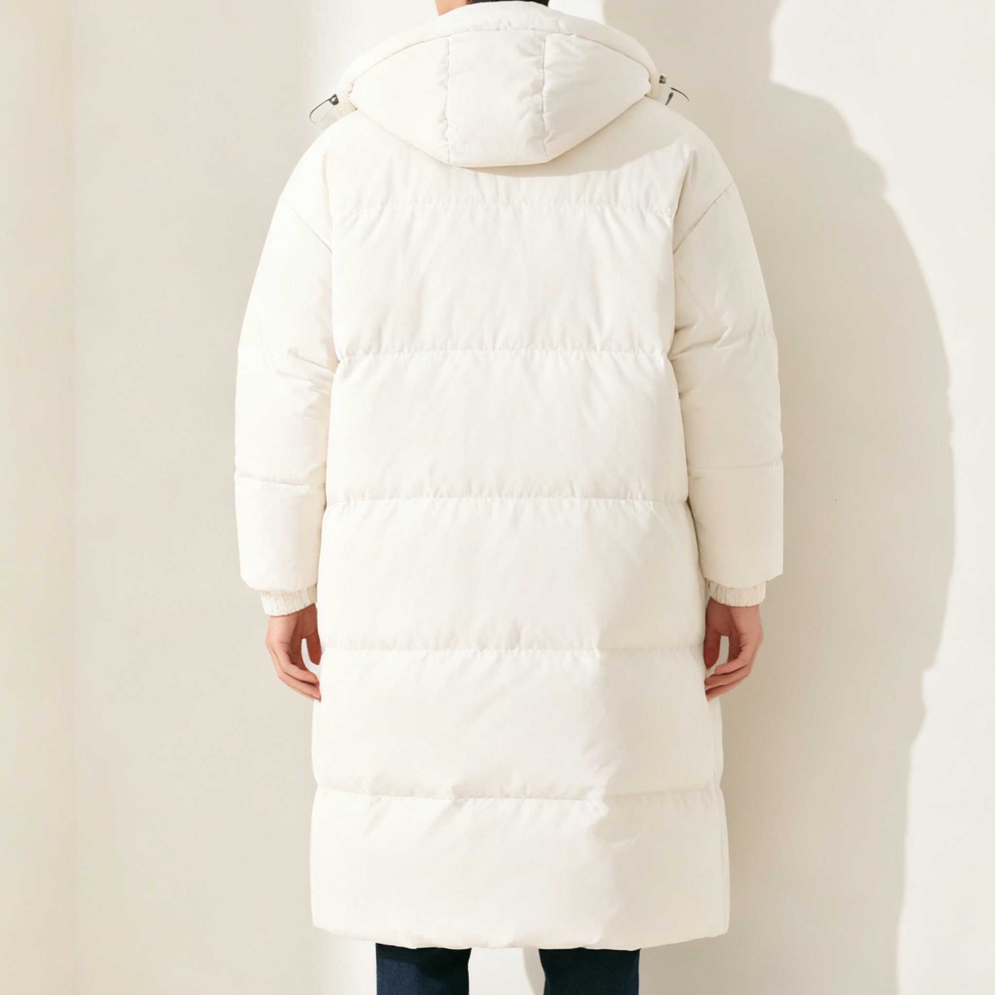 따뜻한 롱 다운 점퍼