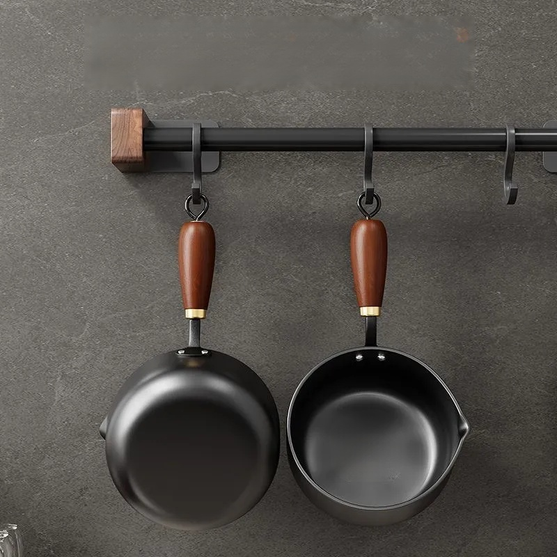 手工鍛造無塗層潑油小鍋