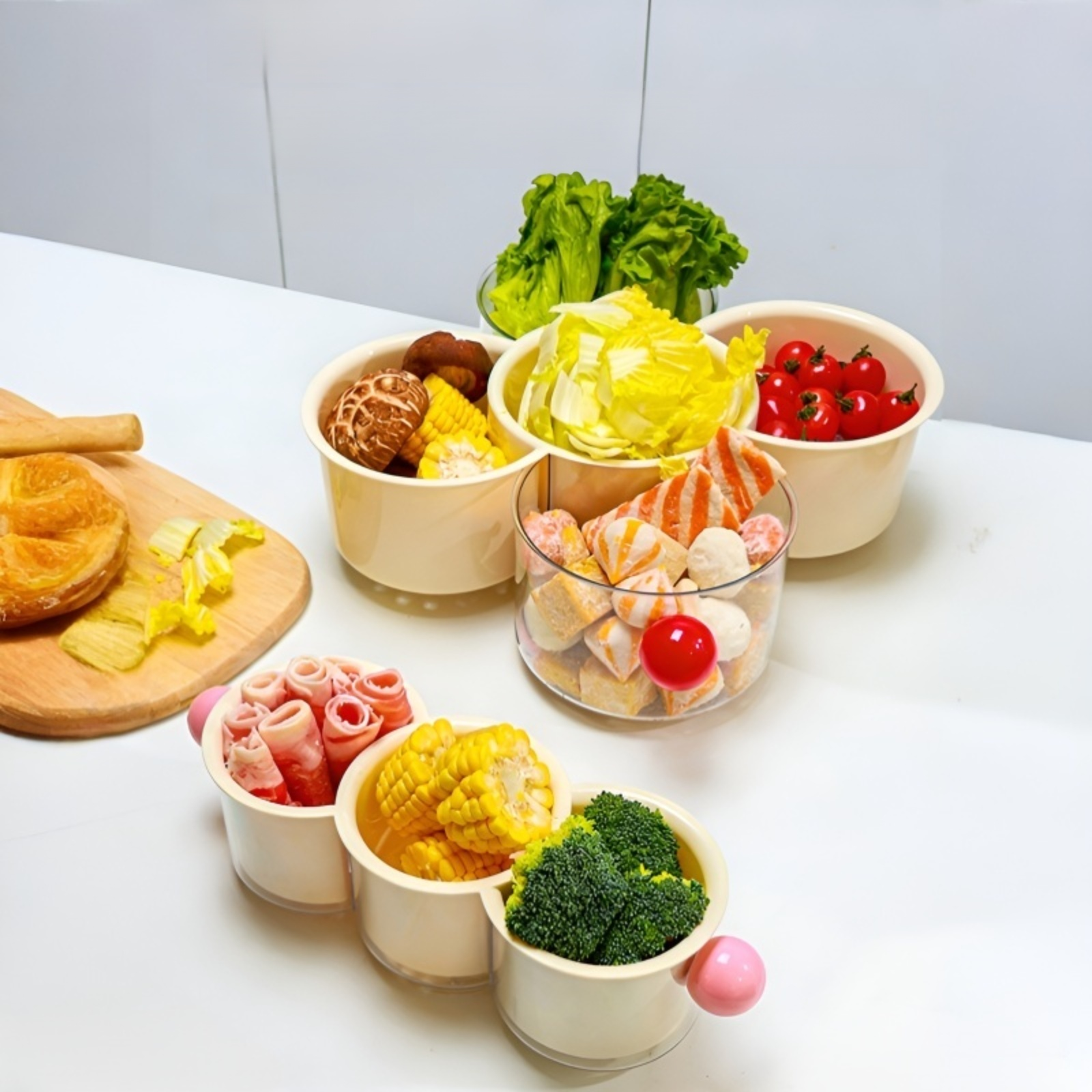 Mehrkapazität drehbares Abtropfgestell