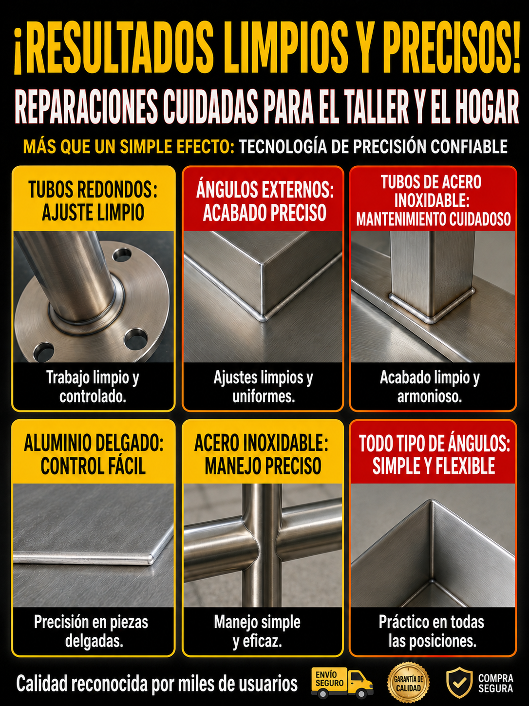 Herramienta de soldadura rápida sin chispas 90-480℃ | Ideal para principiantes | Soldadura en 0,1 s