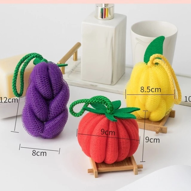 Gemüseförmige Badekugeln