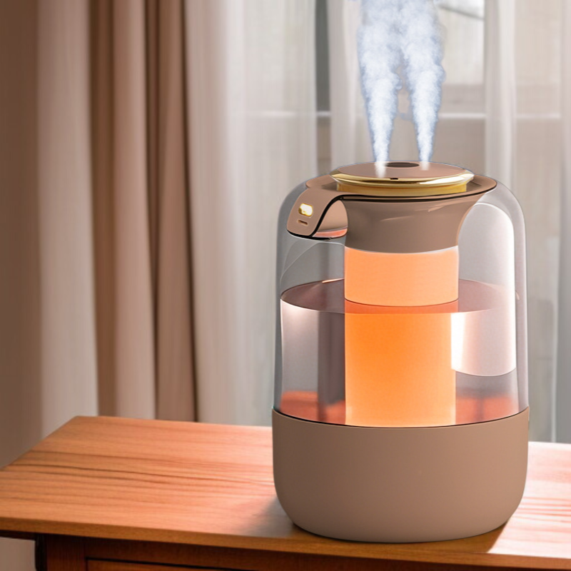 가정용 가습기 무드등 더블 스프레이 안개량 침실 숙소 항습 디퓨저 가습기