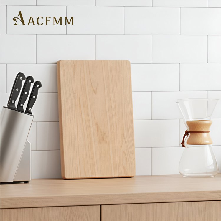 견고한 나무 도마