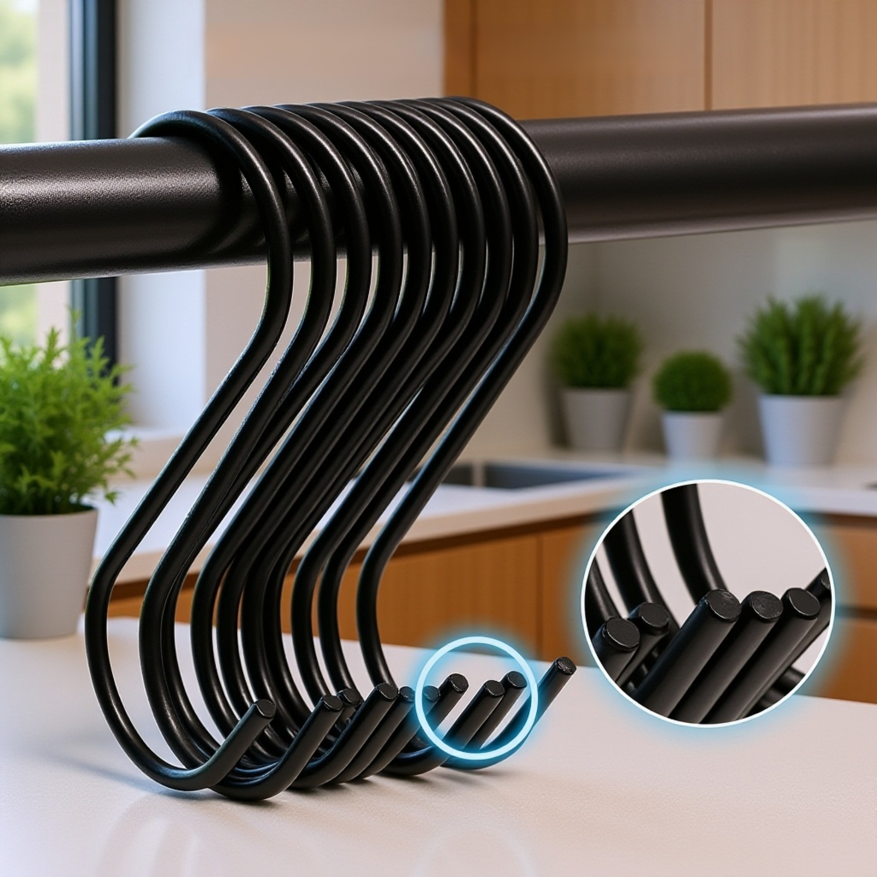 多功能掛鉤浴室收納應用