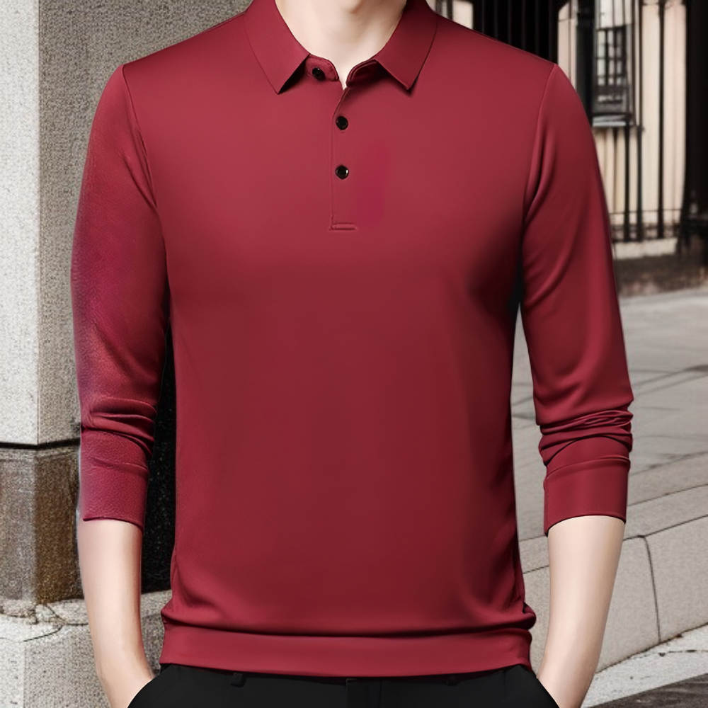 中高年男性向け カジュアルポロTシャツ 