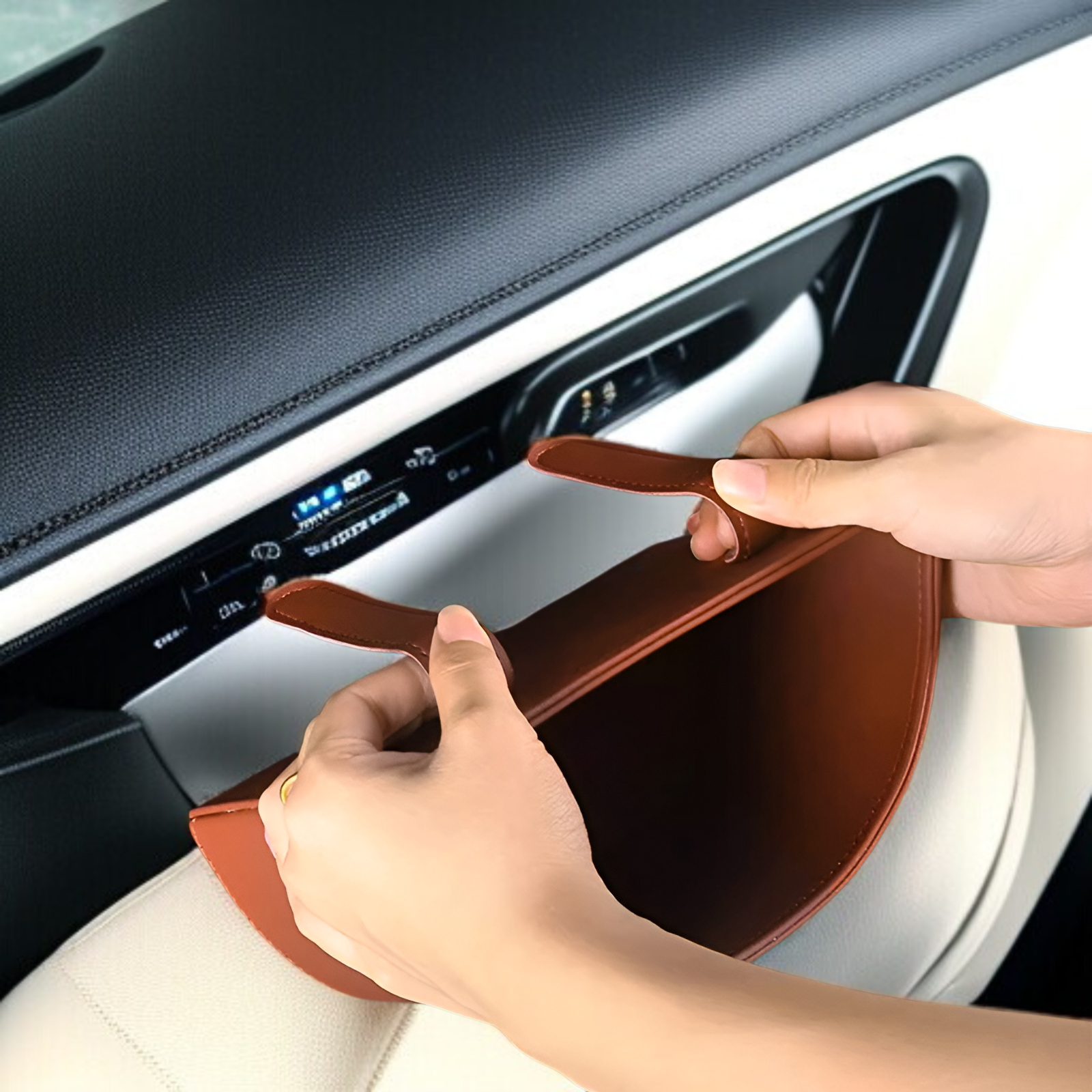 Einfache Installation Auto-Mülleimer