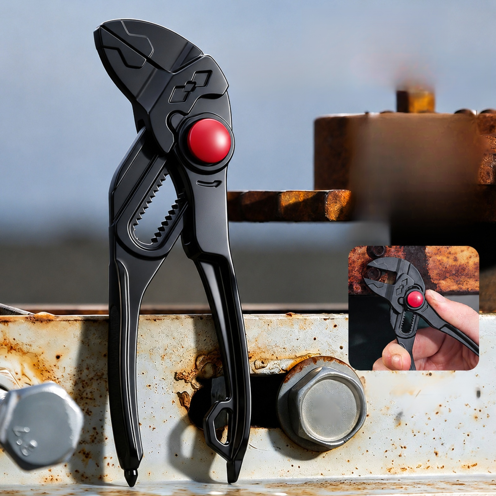 Adjustable mini water pump clamp