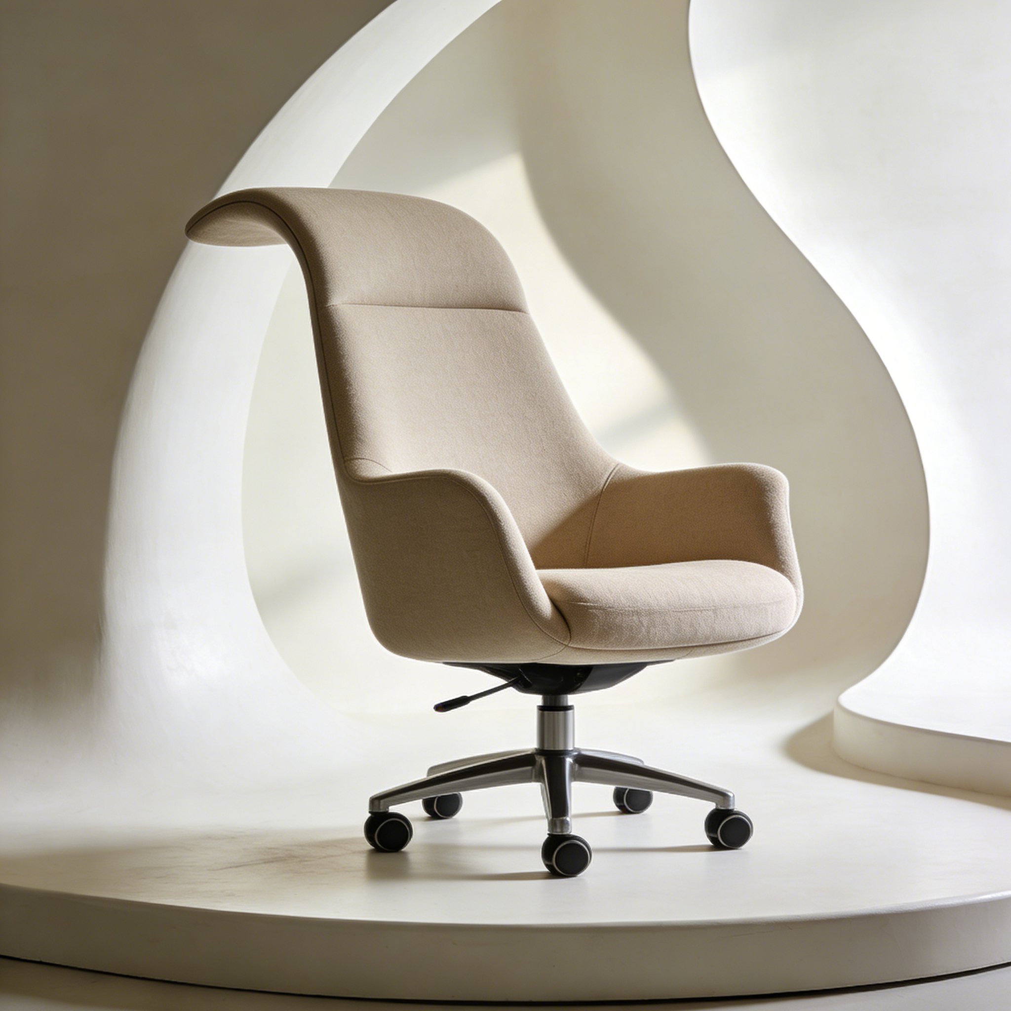 エルゴノミクスオフィスチェアの全体外観