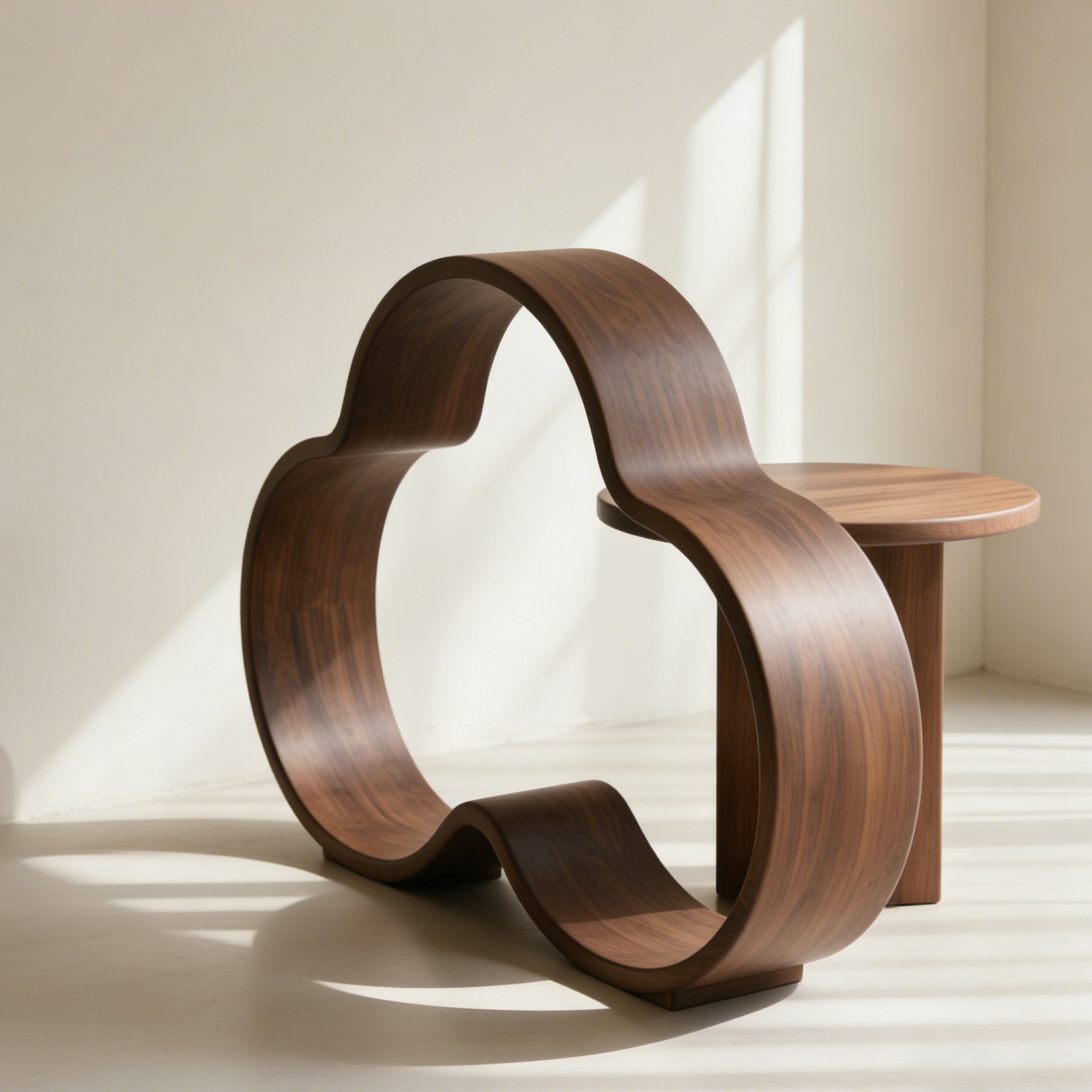 거실 원목 창의적 사이드 테이블