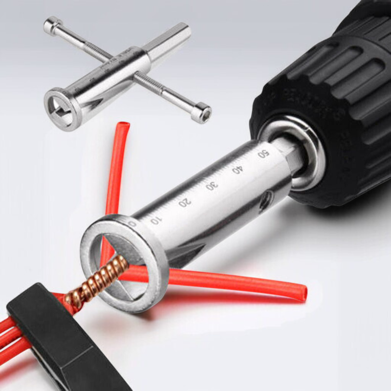 Automatischer abisolierfreier Drahtparallelisierer in Nahaufnahme