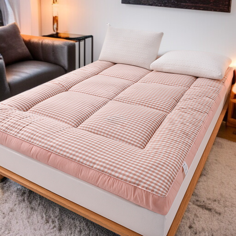 기숙사 학생 매트리스 두꺼운 진드기 방지 매트리스 이불 보호대 피부 친화 벨벳 학생 기숙사 요 접이식 침대 쿠션