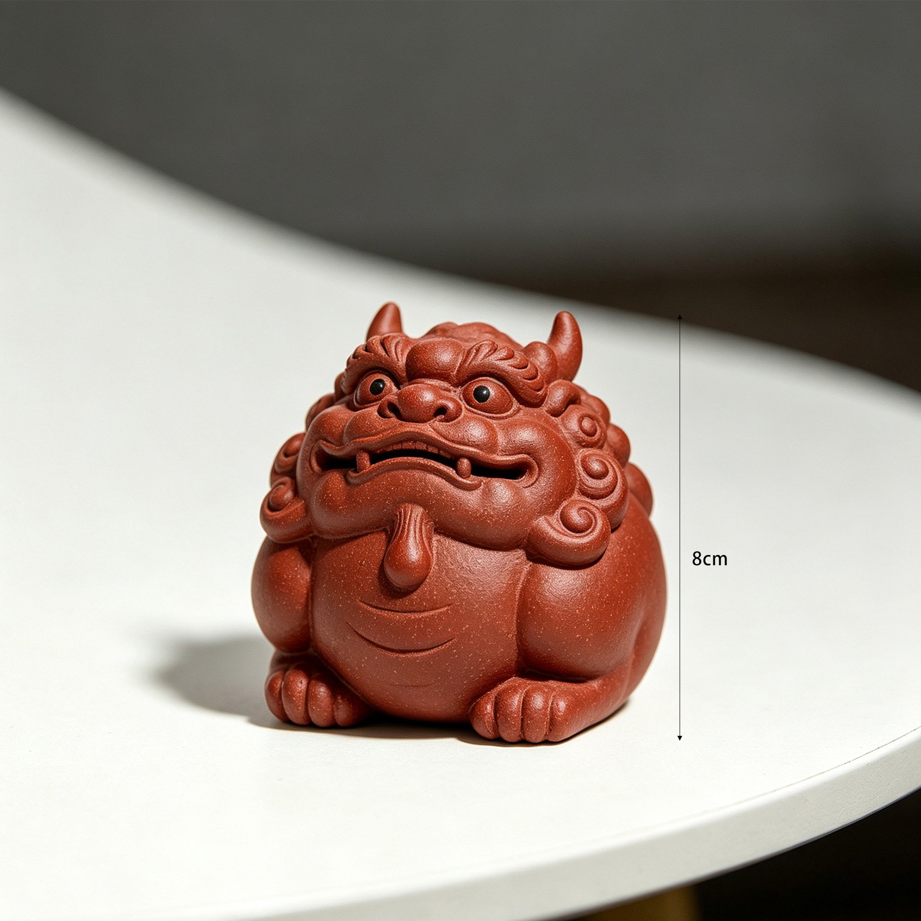Traditional Chinese tea ceremony with Zisha tea pet
