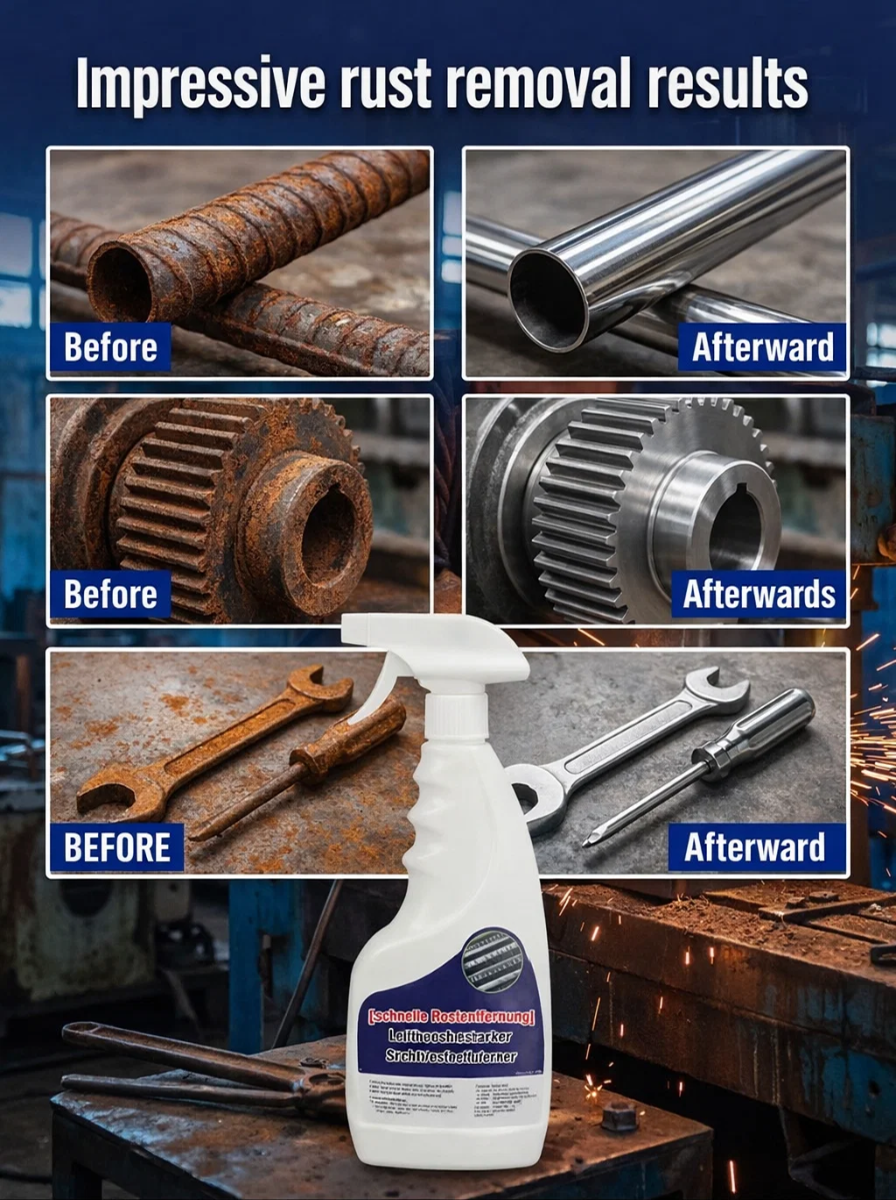 【Quick Rust Removal】Powerful Steel Rust Remover