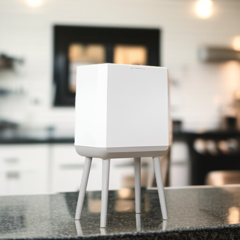 Cubo de basura doble japonés, alta calidad, clasificación seco-húmedo