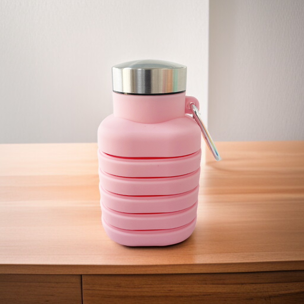 고온 내성 실리콘 접이식 물컵