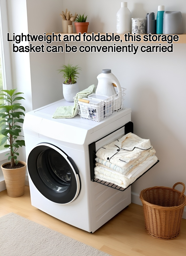 Spacious dirty clothes storage basket for laundry organization