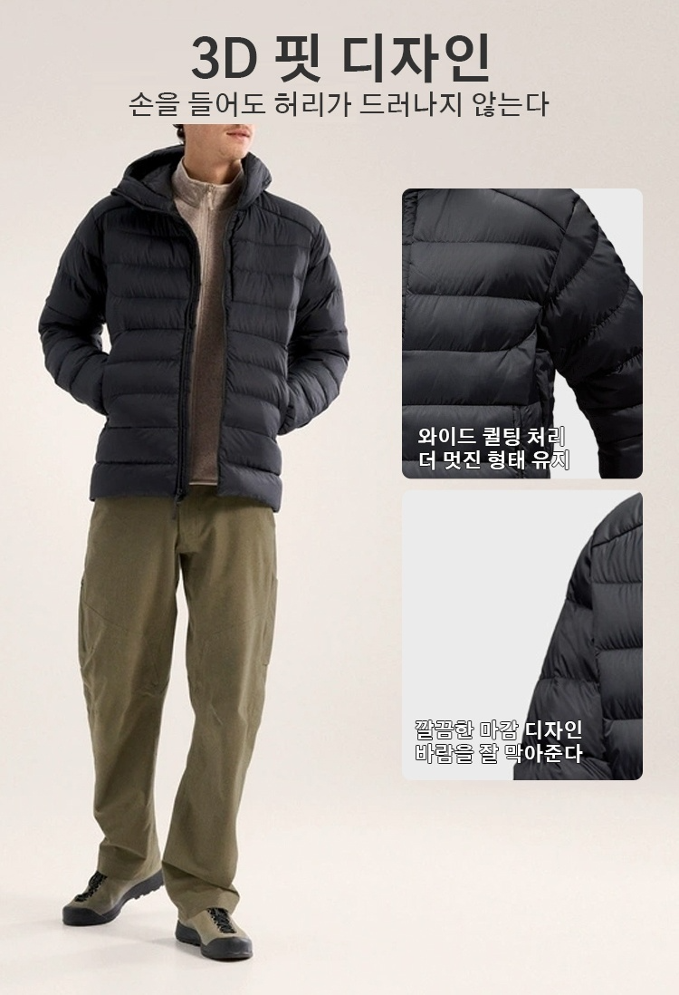 보온성 높은 패션 패딩 겨울 재킷
