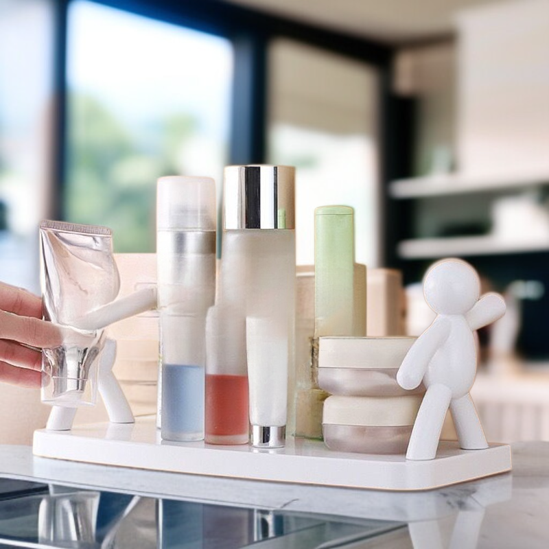 Punch-Free Human-shaped Kitchen Storage Rack