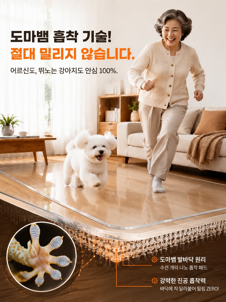 투명 보호막·집안 전용 스크래치 방지 매트