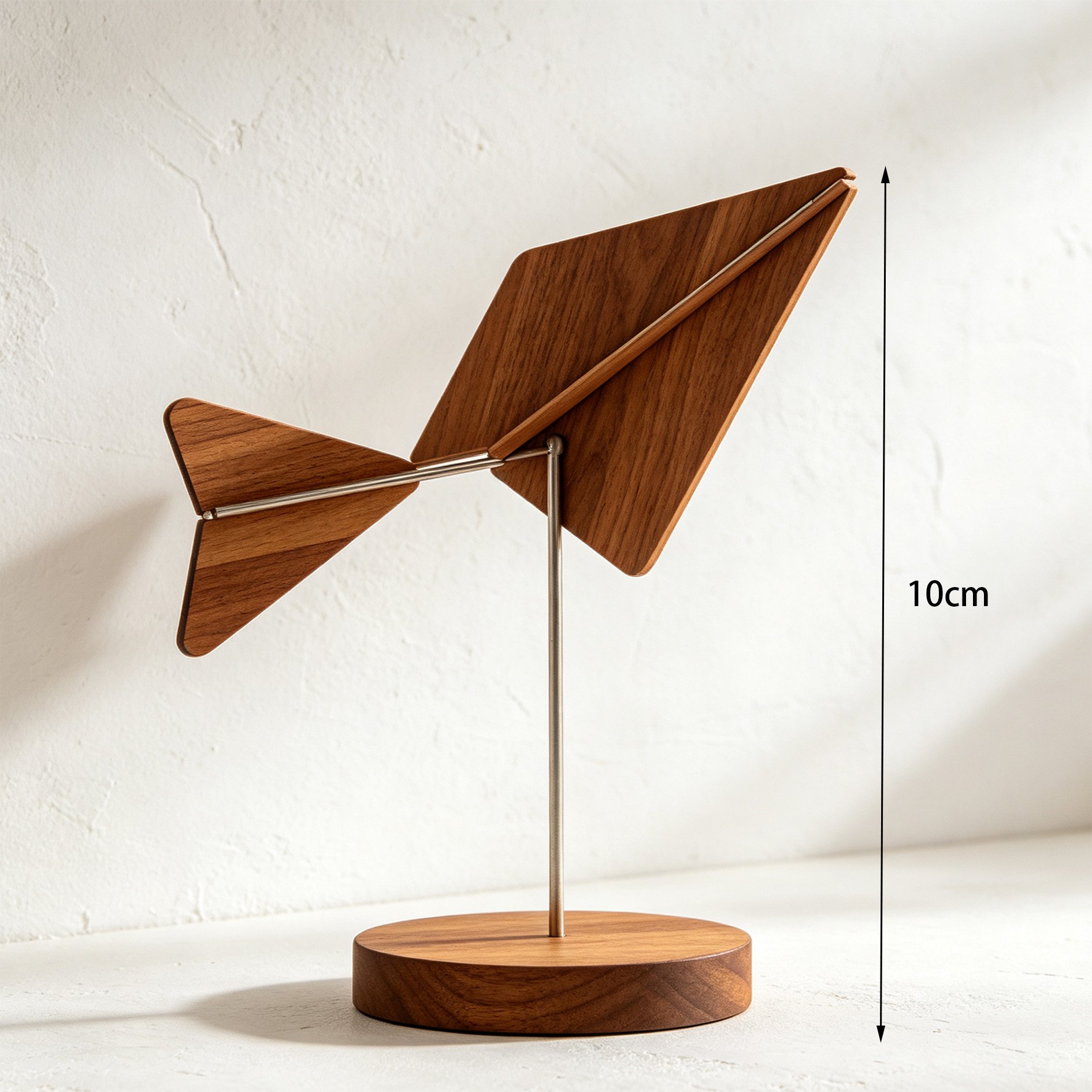 Set of 5 folding wooden weathervanes for camping