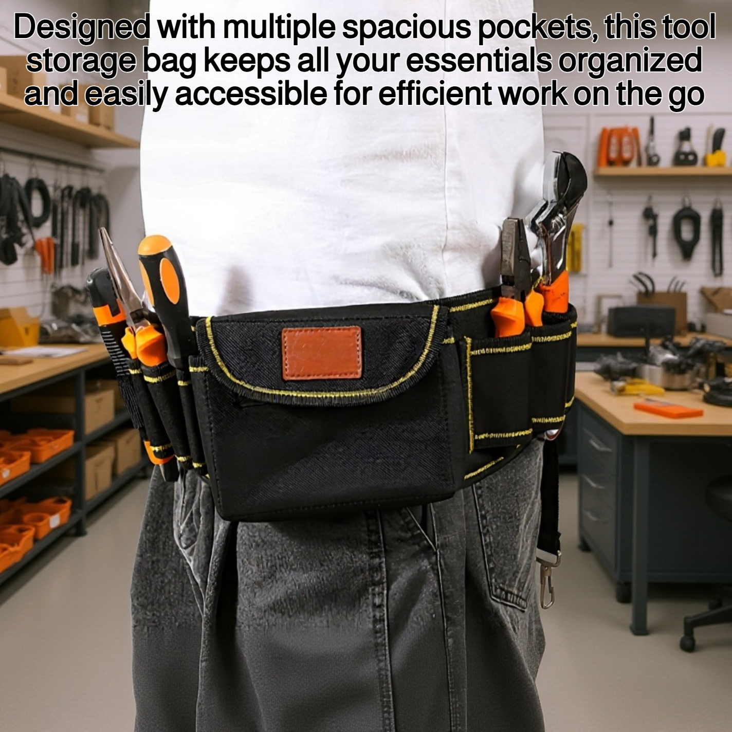 Multi pocket tool storage bag