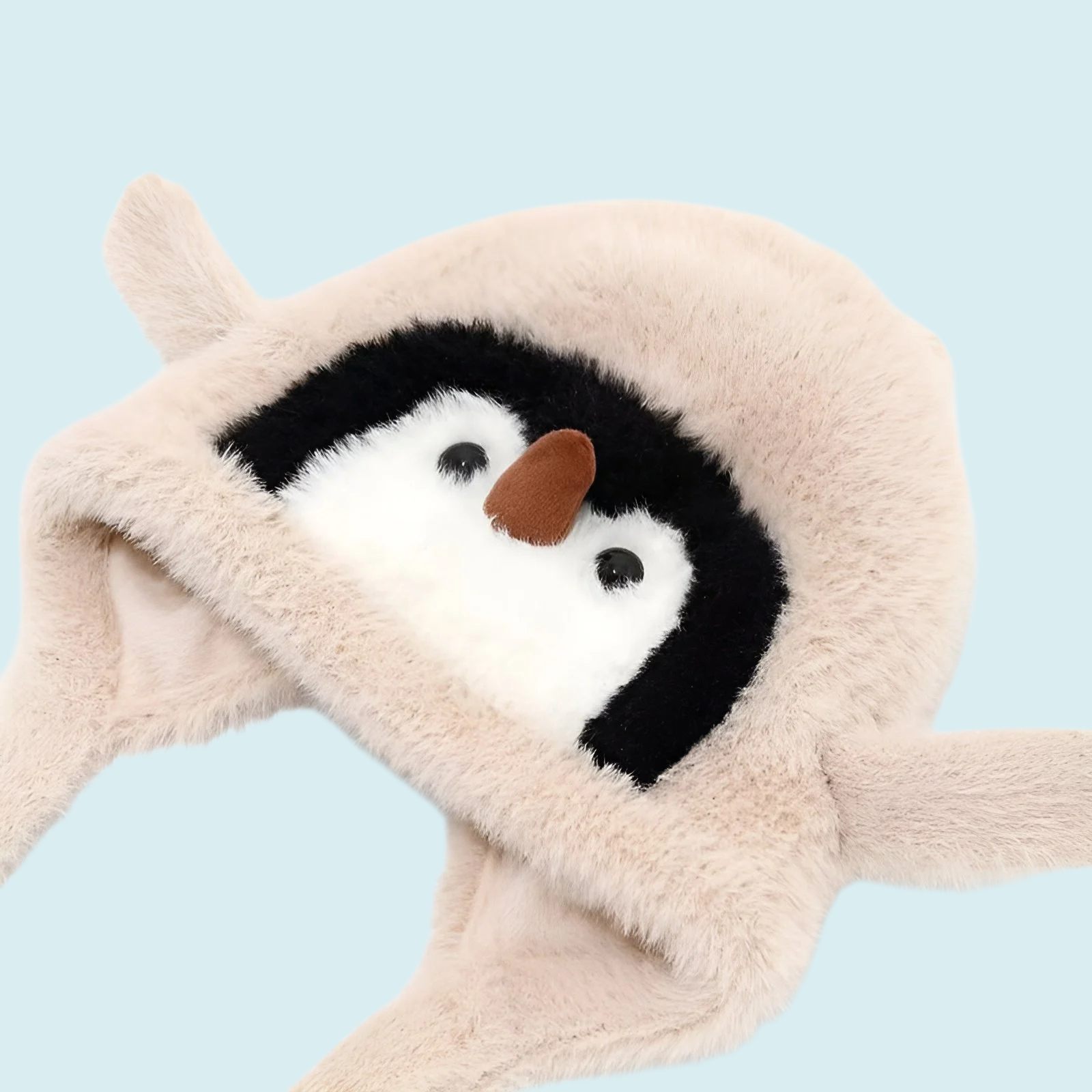  귀여운 펭귄 아기 모자 