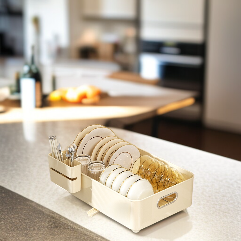 免打孔碗碟收納架 廚房碗碟晾乾架 筷子收納架 碗碟收納架