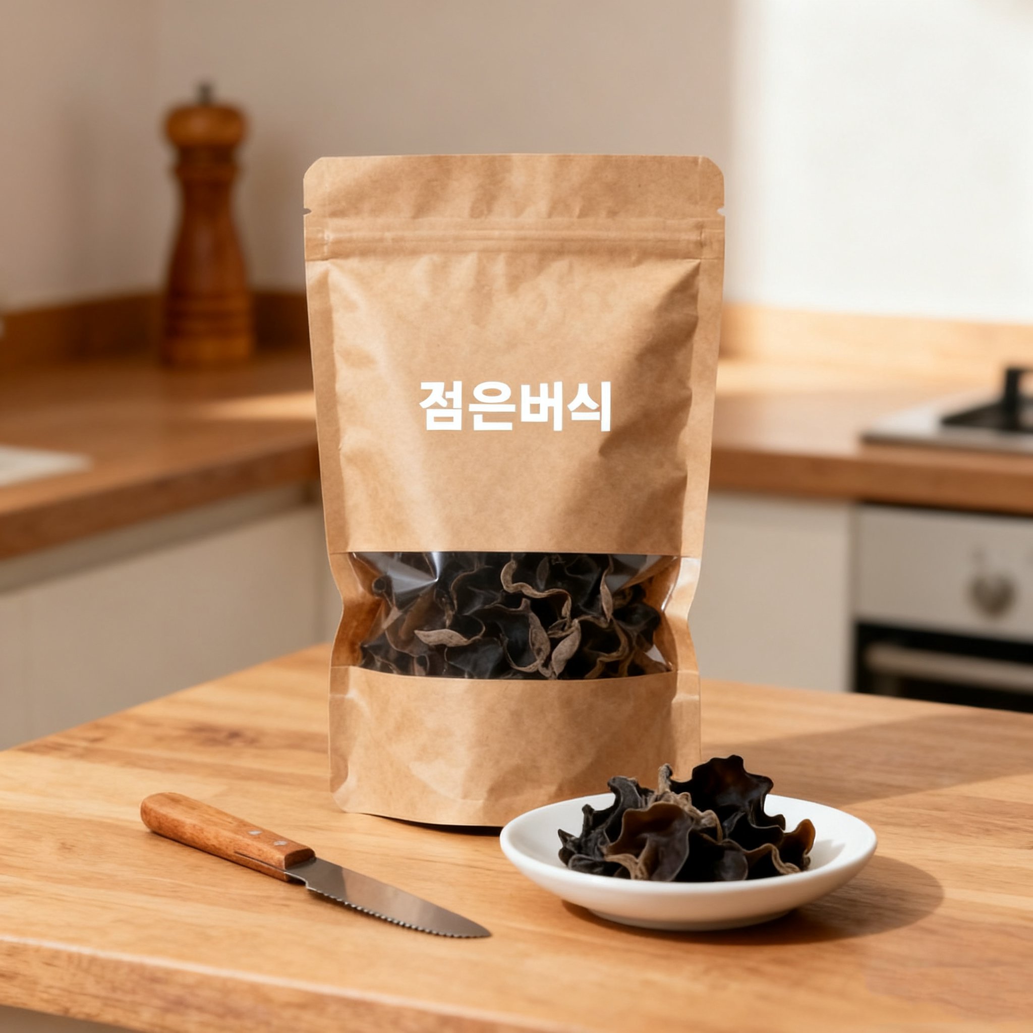 건강한 영양 흑목이