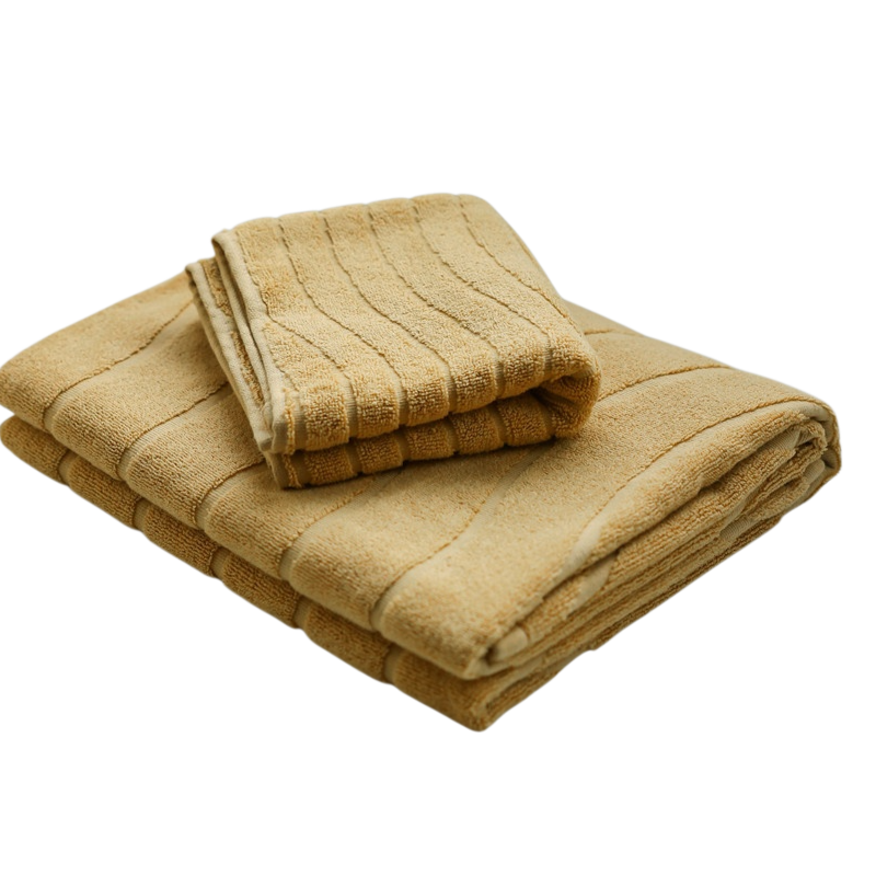 Premium Long Fiber Cotton Bath Towel, Durable Solid Color Towel