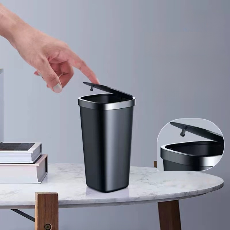 車載便攜帶蓋迷你垃圾桶