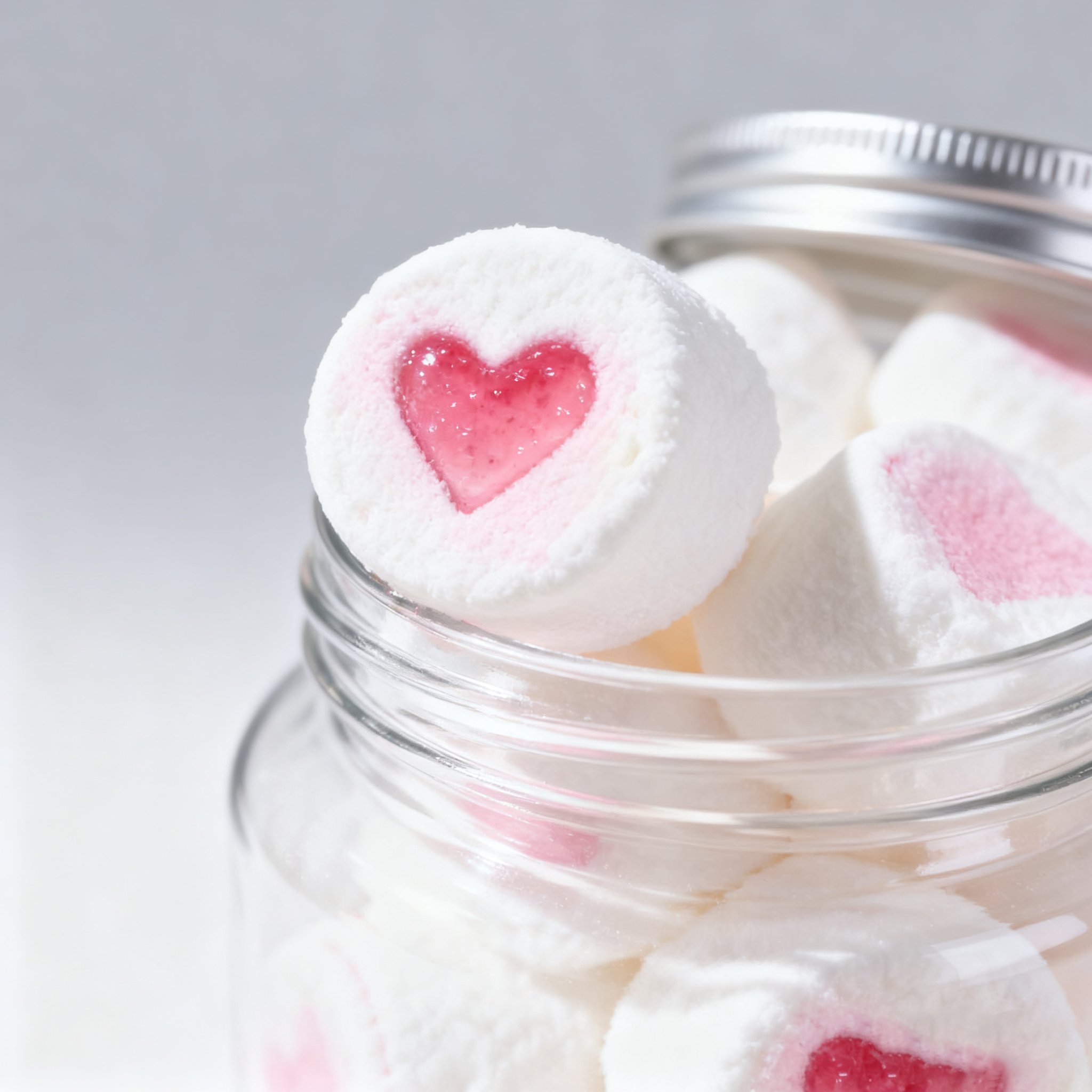 딸기 크림 마시멜로