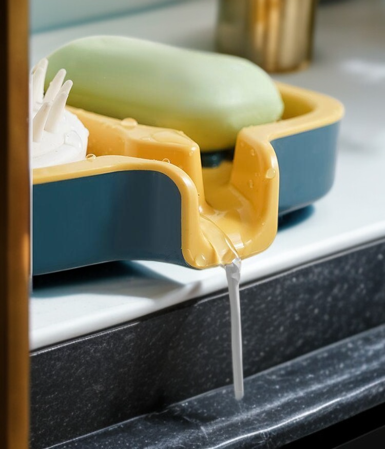 廚房浴室兩用瀝水皂盒