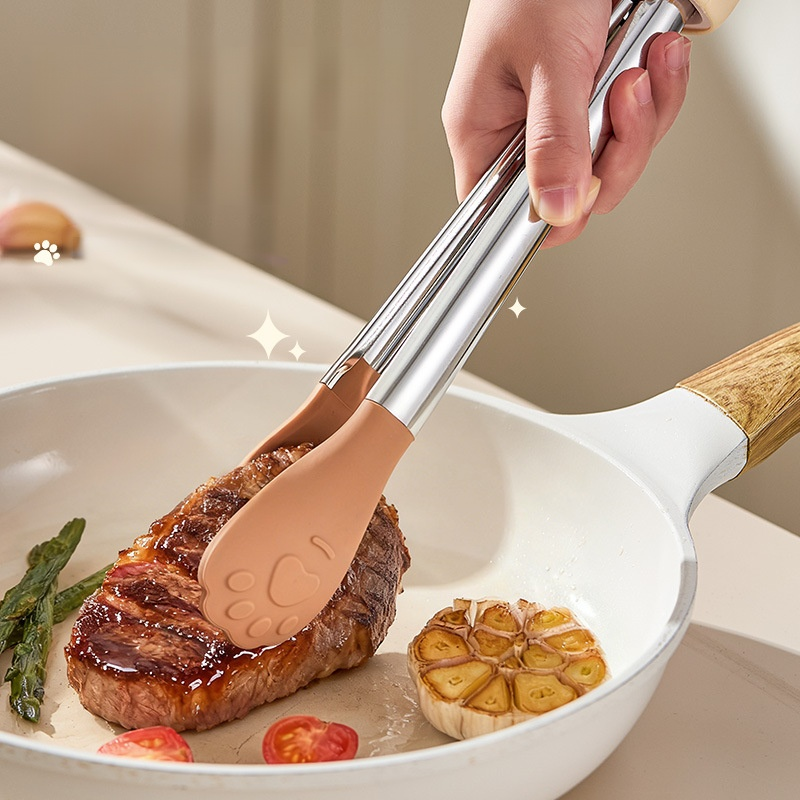 食品グレードステンレス製フードトング