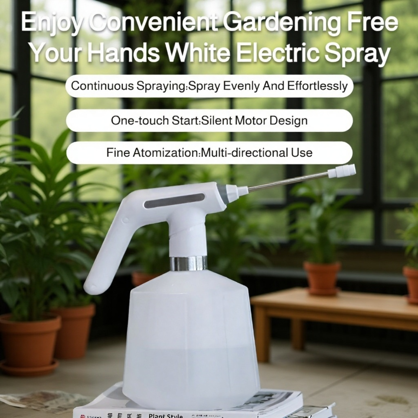 Fully Automatic 2L Garden Sprayer with rechargeable battery