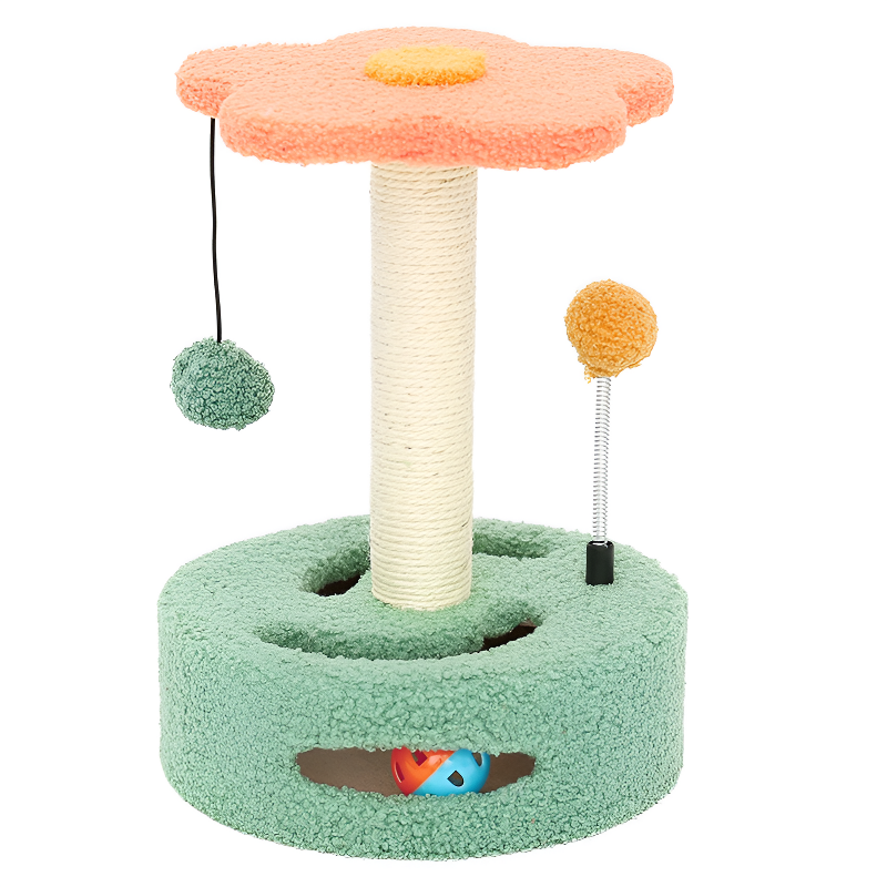 ของเล่นแมวที่ลับเล็บแบบจานหมุนขนาดเล็ก