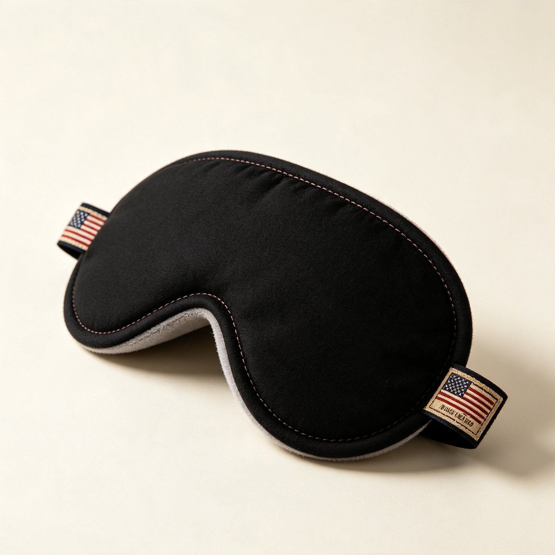 American flag fabric blackout eye mask