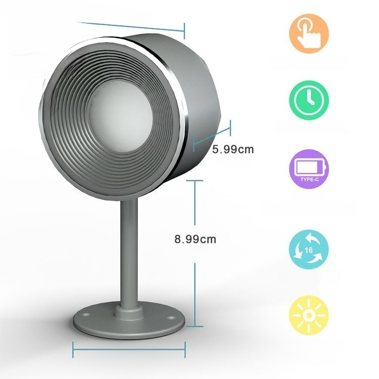 Wall lamp, cylindrical LED projection lamp, magnetic oil painting lamp, exhibition cabinet lamp