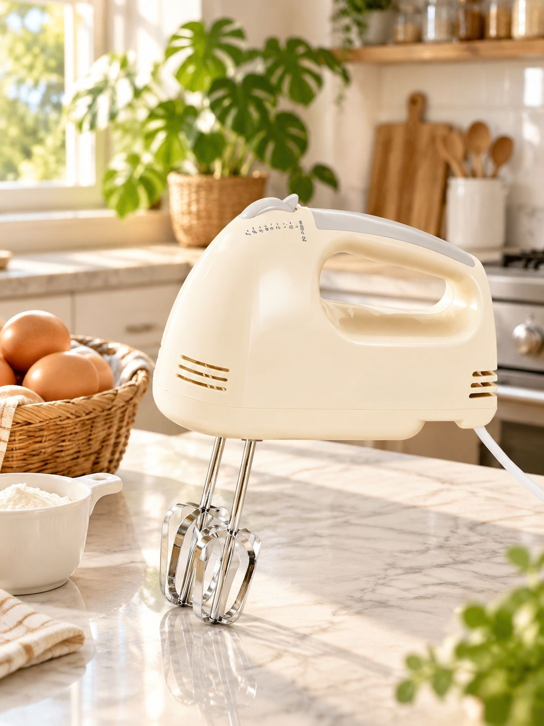 Batidora de crema multifuncional portátil para hogar