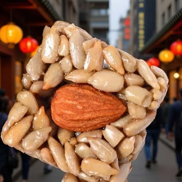 アーモンドとパパイヤの種のクリスプ