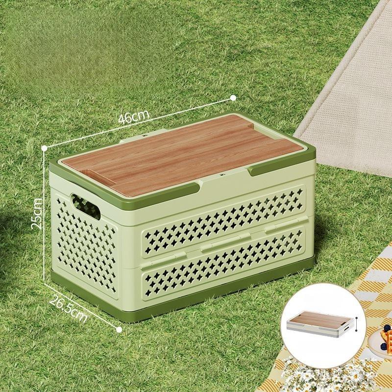 Multifunctional Outdoor Foldable Storage Basket Large Capacity Tote Picnic Box