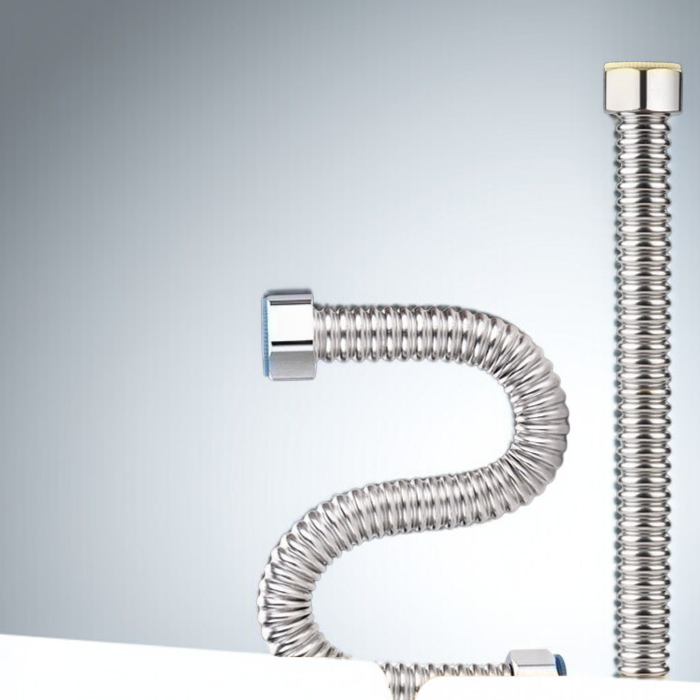 給湯器ステンレスベローズ防爆圧上水ガス給水管ホースステンレスベローズ給湯器専用管