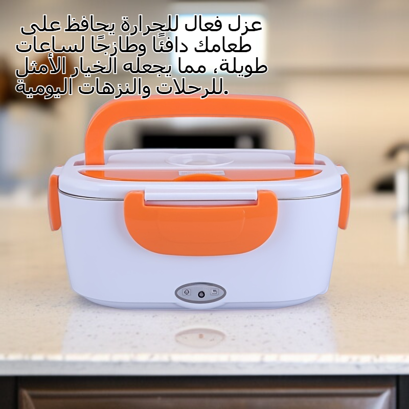 العربية：صندوق غداء كهربائي محمول للتدفئة مع وظيفة العزل للاستخدام المنزلي والسيارة