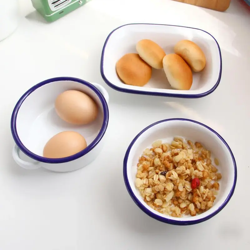 Rectangular Enamel Plate