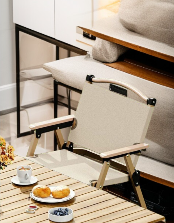 소형 접이식 의자 휴대 예시