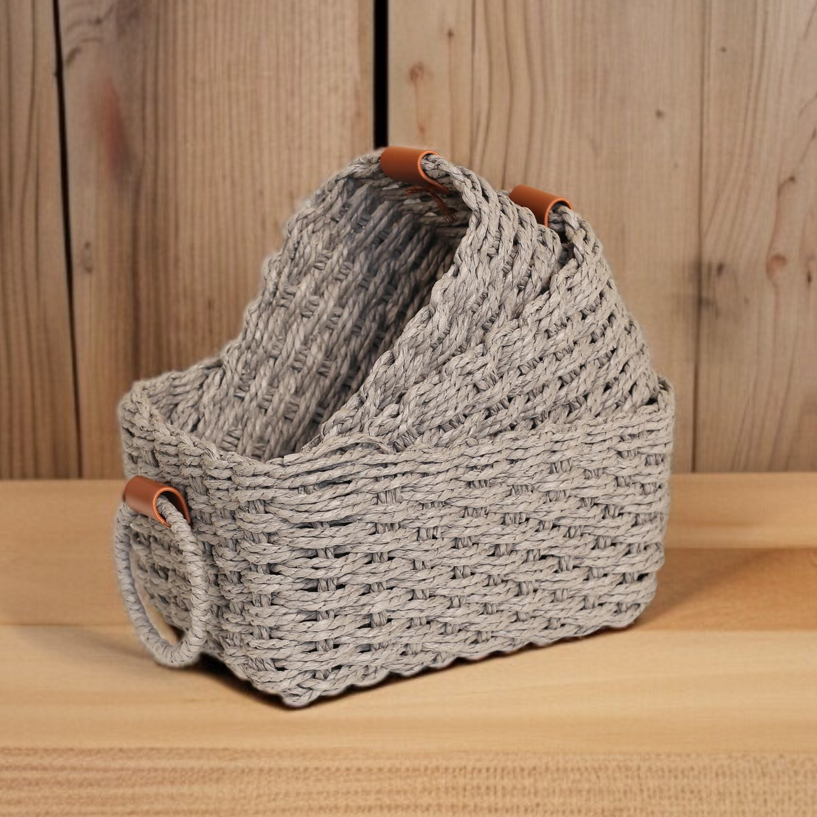 卓上ラタン収納バスケット