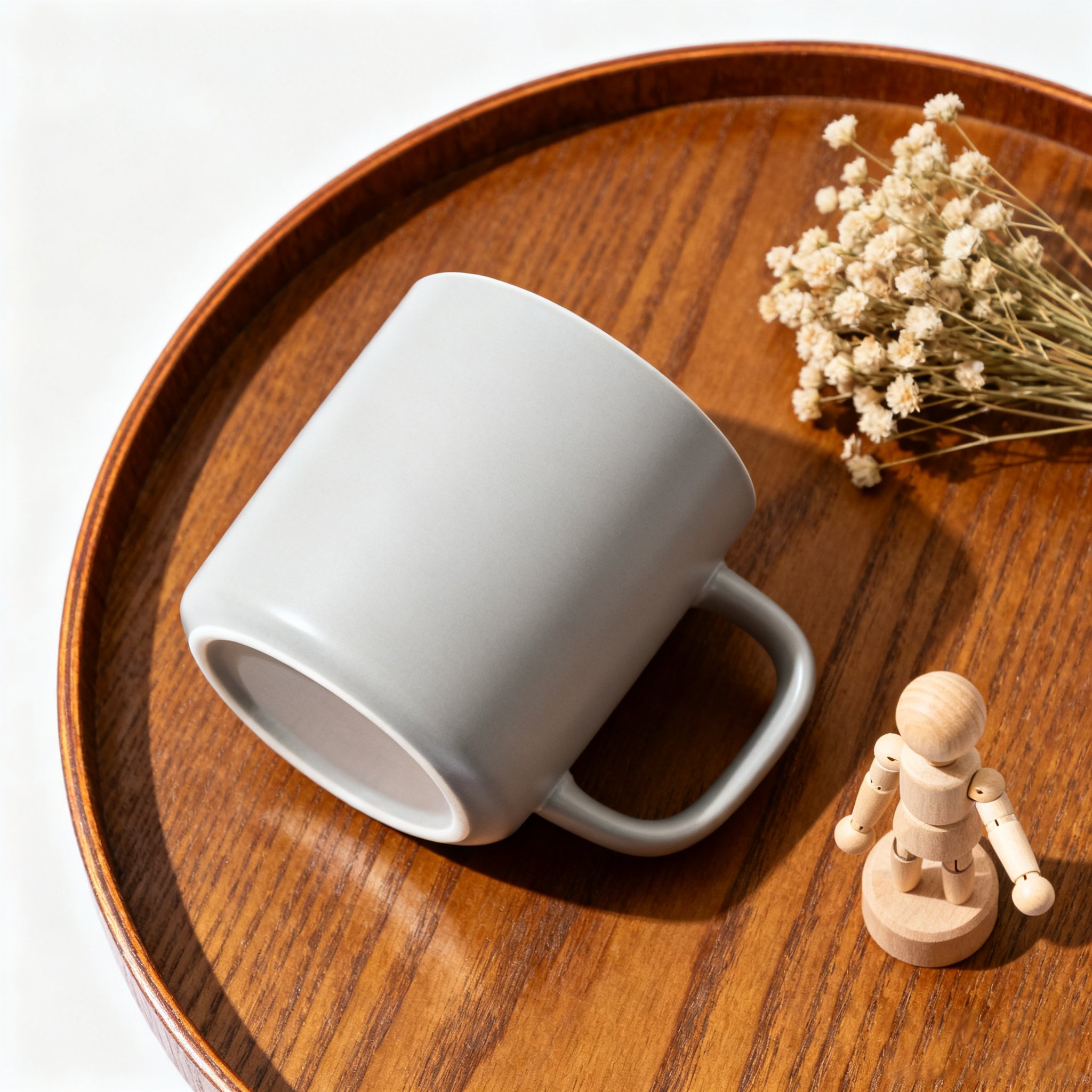 Grauer Kaffeebecher (2 Stück)