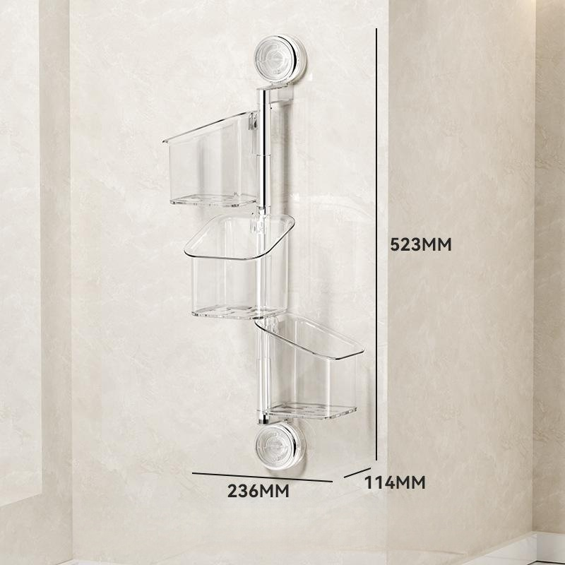 Suction Cup Rotating Storage Basket