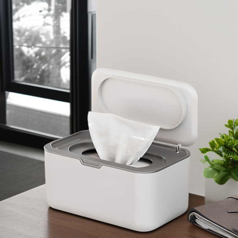 ウェットティッシュ収納ボックス、紙箱、家庭用マスクボックス、拡大して高い北欧のシンプルな大口保湿ウェットティッシュボックス