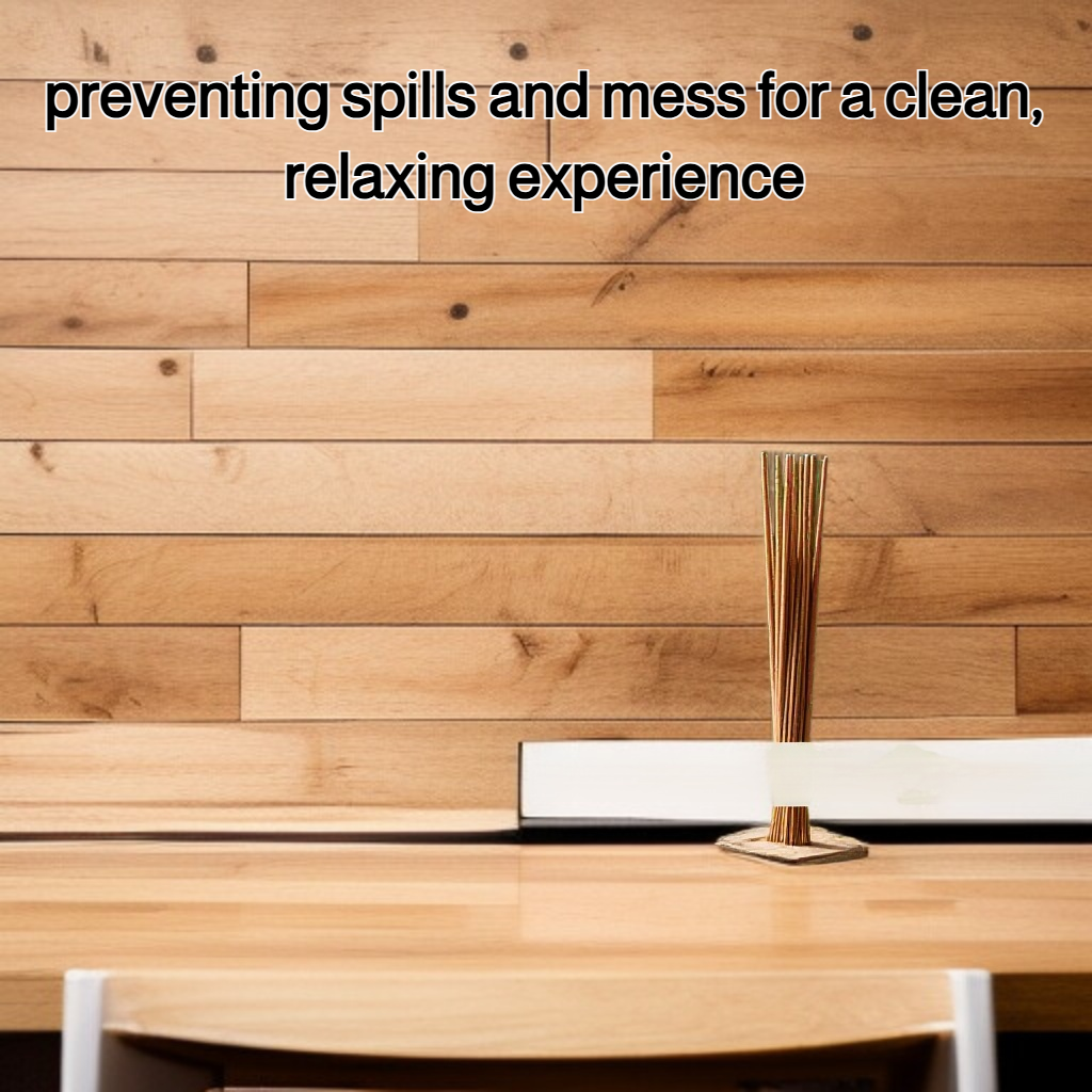 Sleek metal horizontal incense holder for modern decor