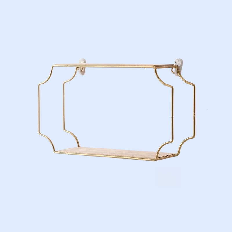  Modern Nordic Wall-Mounted Shelf Set – Home Wall Hanging Rack Trio